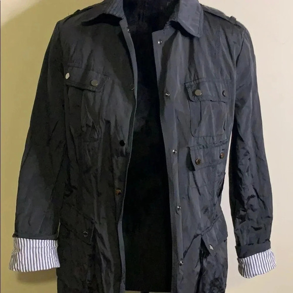 Zara Woman Black Button up Jacket Size Medium - Picture 6 of 8